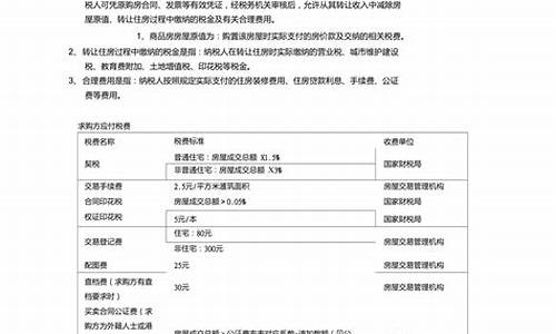 武汉市二手房交易税费一览表最新_武汉市二